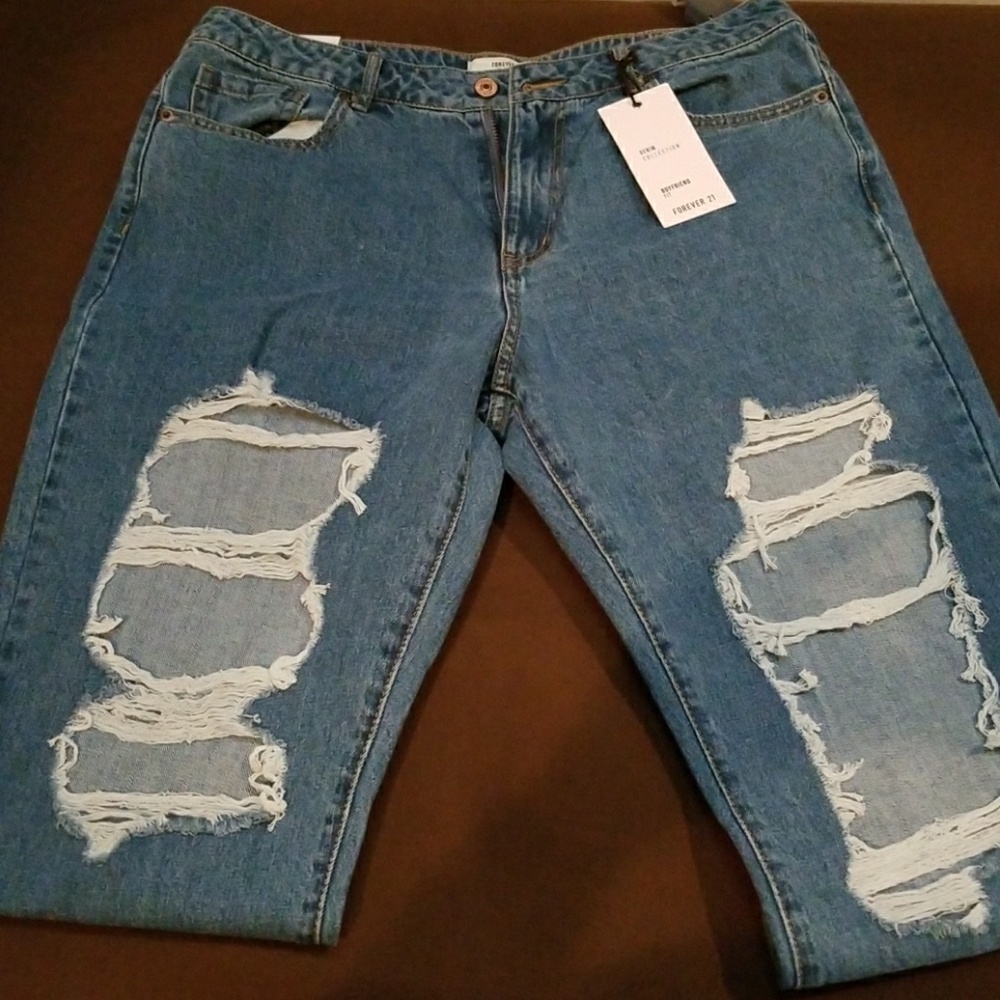 Women's Forever 21 Boyfriend Fit Jeans